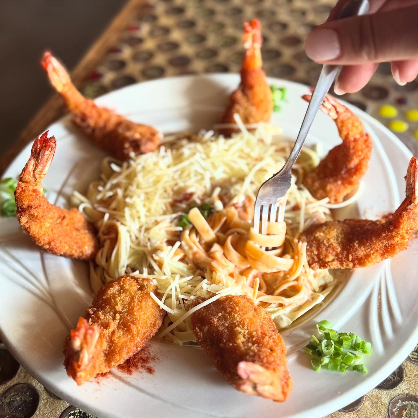 Shrimp pasta